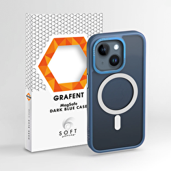 Grafent Soft Serisi iPhone 14 MagSafe Kılıf - Mavi 7394090000040
