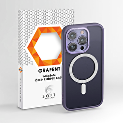 Grafent Soft iPhone 14 Pro MagSafe Kılıf-Mor 7394090000045
