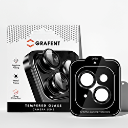 Grafent iPhone 15 / 15 Plus Safir Lens - Siyah 7394090000075