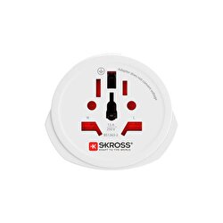 Skross World to Europe Seyahat Adaptörü (Beyaz) 7640166320111