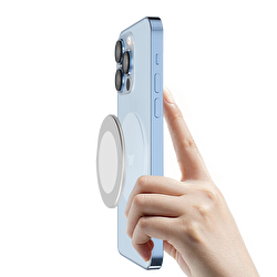 Buff Magsafe Wall Holder Telefon Tutucu - Gümüş 8683548211675