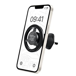 Buff Magsafe Uyumlu Kancalı Araç Tutucu - Siyah 8683548211781