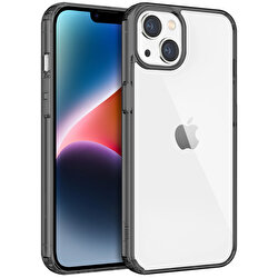 Buff iPhone 14 Air Hybrid Kılıf - Siyah 8683548211866