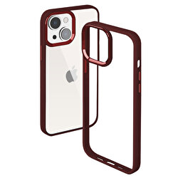 Buff iPhone 14 New Air Bumper Kılıf - Mor 8683548212443