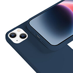 Buff iPhone 14 Rubber S Kılıf - Lacivert 8683548213730