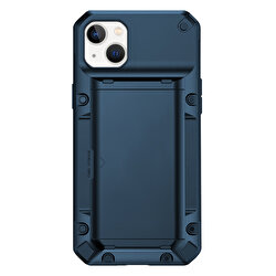 Buff iPhone 14 Slide Armor Kılıf - Mavi 8683548214676