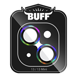 Buff iPhone 13/13 Mini Metal Lens Koruyucu-Renkli 8683548215277