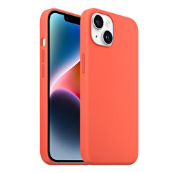 Buff iPhone 14 Rubber Fit Kılıf - Nectarine 8683548216137