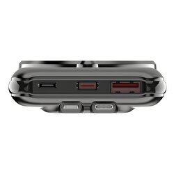 Buff 10000mAh Magsafe Ekranlı Powerbank - Gri 8683548216762