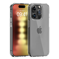 Buff iPhone 15 Pro Air Hybrid Kılıf Crystal Clear 8683548217035