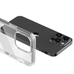 Buff iPhone 15 Pro Air Hybrid Kılıf Crystal Clear 8683548217035