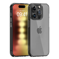 Buff iPhone 15 Pro Air Hybrid Kılıf Smoke Black 8683548217042