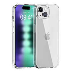 Buff iPhone 15 Plus Air Hybrid Kılıf Crystal Clear 8683548217059