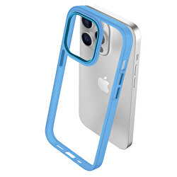 Buff iPhone 15 Pro Max New Air Bumper Kılıf Blue 8683548217295