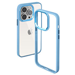 Buff iPhone 15 Pro Max New Air Bumper Kılıf Blue 8683548217295