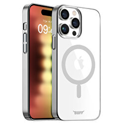 Buff iPhone 15 Pro MagSafe Slim Fit Kılıf Silver 8683548217950