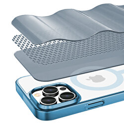 Buff iPhone 15 Pro MagSafe Slim Fit Kılıf Blue 8683548217974