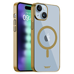 Buff iPhone 15 Plus MagSafe Slim Fit Kılıf Gold 8683548218001
