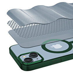 Buff iPhone 15 Plus MagSafe Slim Fit Kılıf Green 8683548218032