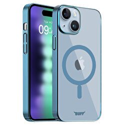 Buff iPhone 15 Plus MagSafe Slim Fit Kılıf Blue 8683548218049