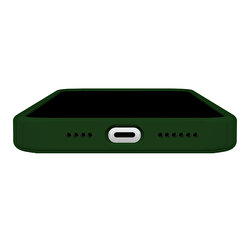 Buff iPhone 15 Pro Max Rubber Fit Kılıf Dark Green 8683548218506