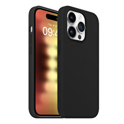 Buff iPhone 15 Pro Rubber Fit Kılıf Black 8683548218568