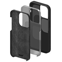 Buff iPhone 15 Pro Rubber Fit Kılıf Black 8683548218568