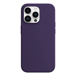 Buff iPhone 15 Pro Rubber Fit Kılıf Purple 8683548218575