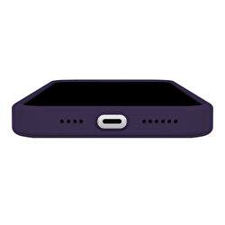 Buff iPhone 15 Pro Rubber Fit Kılıf Purple 8683548218575