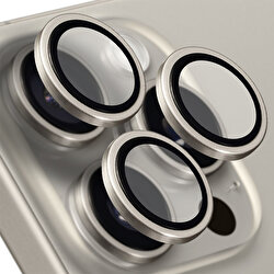 Buff iPhone 15 Pro Max / 15 Pro Titanyum Lens-Gri 8683548219640