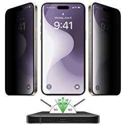 Buff iPhone 16 Plus Privacy EasyFit Ekran Koruyucu 8684387702133