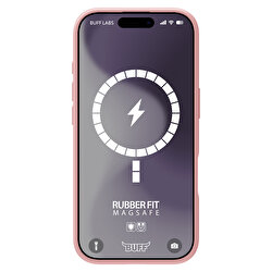 Buff iPhone 16 Plus Magsafe Rubber Kılıf-Pembe 8684387702409