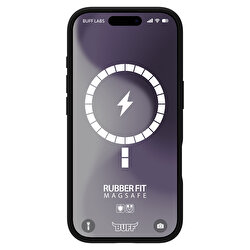 Buff iPhone 16 Plus Magsafe Rubber Kılıf-Siyah 8684387702447