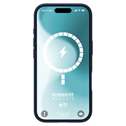 Buff iPhone 16 Magsafe Rubber Fit Kılıf-Mavi 8684387702508