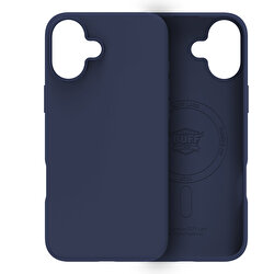 Buff iPhone 16 Magsafe Rubber Fit Kılıf-Mavi 8684387702508