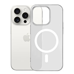Buff iPhone 16 Pro Magsafe Slimfy Kılıf Beyaz 8684387702737