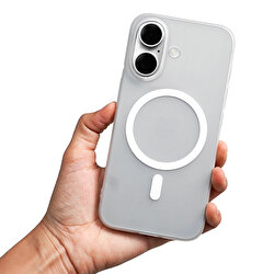 Buff iPhone 16 Magsafe Slimfy Kılıf Beyaz 8684387702775