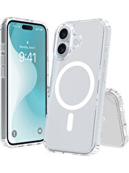 Buff iPhone 16E Magsafe Air Hybrid Şeffaf Kılıf 8684387704359