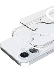 Buff iPhone 16E Magsafe Air Hybrid Şeffaf Kılıf 8684387704359