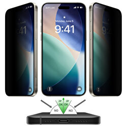 Buff iPhone 17/17 Pro/16 Pro 5D Privacy EasyFit Ek 8684387704632