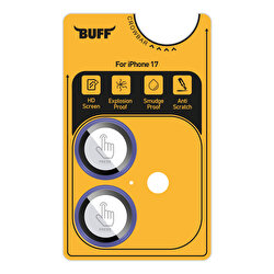 Buff iPhone 17 Metal Kamera Lens Koruyucu Purple 8684387704793