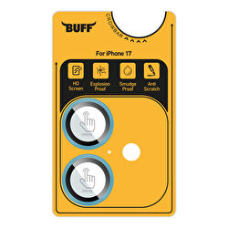 Buff iPhone 17 Metal Kamera Lens Koruyucu Green 8684387704809