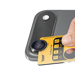 Buff iPhone 17 Air Metal Kamera Lens Koruyucu Gray 8684387704847