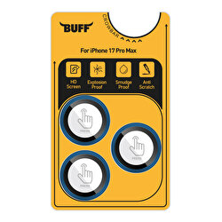 Buff iPhone 17 Pro Max Metal Kamera Lens Koruyucu  8684387704946