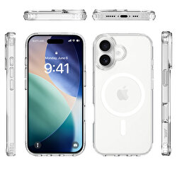 Buff iPhone 17 Şeffaf Kılıf - Magsafe Air Hybrid S 8684387705004
