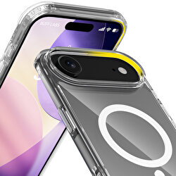Buff iPhone 17 Air Şeffaf Kılıf - Magsafe Air Hybr 8684387705011
