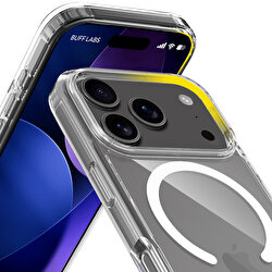Buff iPhone 17 Pro Şeffaf Kılıf - Magsafe Air Hybr 8684387705028
