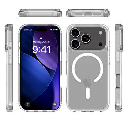 Buff iPhone 17 Pro Şeffaf Kılıf - Magsafe Air Hybr 8684387705028