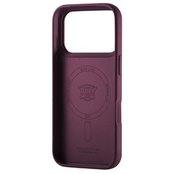 Buff iPhone 18 Pro Max / 17 Pro Max MagSafe Rubber Fit Kılıf - Dark Cherry 8684387708388