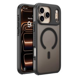 Buff iPhone 18 Pro Max / 17 Pro Max MagSafe Air Bumper Kılıf - Siyah 8684387708432